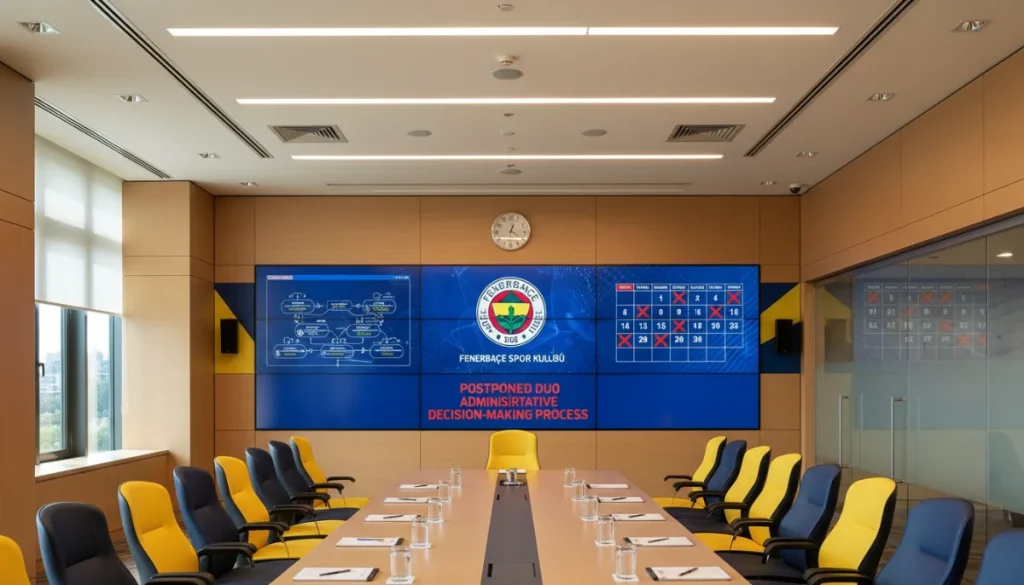 Fenerbahçe Yüksek Divan Kurulu Toplantısı İki Haftalık Gecikme Yaşadı