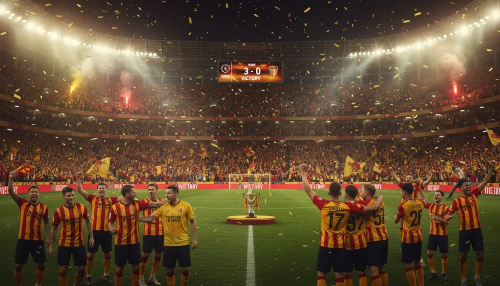Galatasaray, Fenerbahçe’yi 3-0 Geçerek Şampiyonluk İçin Geri Sayıma Geçti